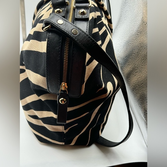 Kate♠️ Spade Bags | Kate ♠️Spade Zebra Print Canvas Crossbody/Satchel - Picture 7 of 16